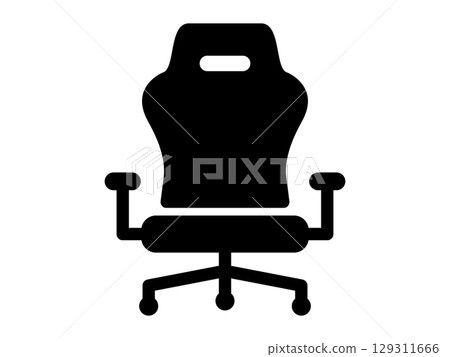 遊戲椅圖示單調 129311666