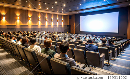 People watching a movie (AI-generated image) People watching a movie (AI-generated image) 129311902