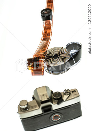 Camera and Film Strip 129312090