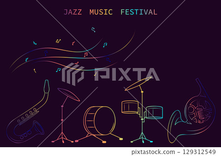 jazz festival poster 129312549