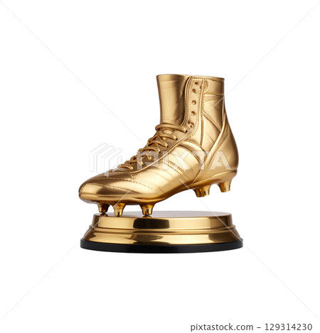 Stylish sports shoes on a white sole Stylish sports shoes on a white sole 129314230
