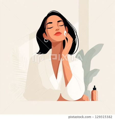 Female skin care Female skin care 129315382