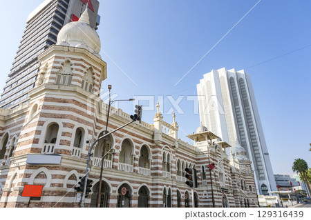 Historical buildings surrounding Merdeka Square 129316439