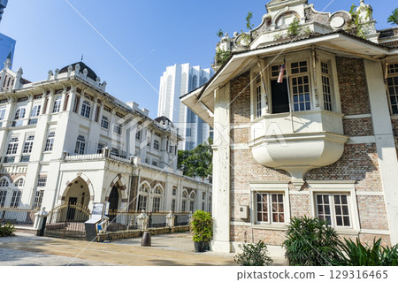 Historical buildings surrounding Merdeka Square 129316465
