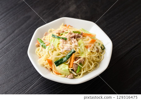Salt fried noodles Salt fried noodles 129316475