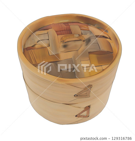 蒸籠是廚房用來蒸食物的炊具。 蒸籠是廚房用來蒸食物的炊具。 129316786