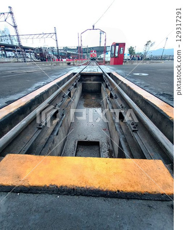 Ash disposal pit "Ash pit" and "Turntable" Ash disposal pit "Ash pit" and "Turntable" 129317291