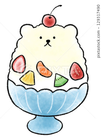Polar Bear Shaved Ice 129317490