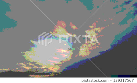 Pixel art born from the sky 129317567