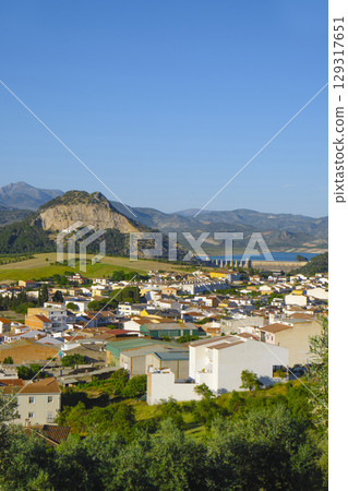 Cuevas de San Marcos and hills near Iznajar dam Cuevas de San Marcos and hills near Iznajar dam 129317651