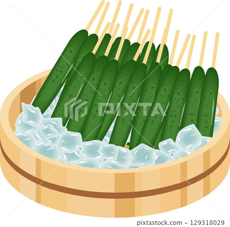 Chilled cucumber 129318029