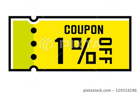 夏季色彩的折扣優惠券向量插圖 129318296