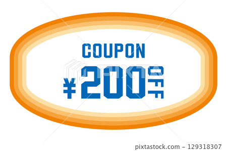 夏季色彩的折扣優惠券向量插圖 129318307