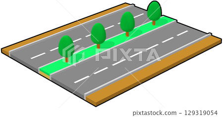 Median strip 129319054