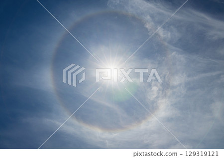 Sun in the summer sky 129319121