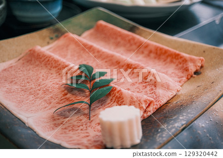 [#Cooking] Meat for sukiyaki 129320442