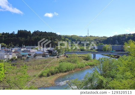The view of Mausoleum Shita from Katahira-cho, Sendai City, Miyagi Prefecture 129320513