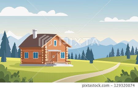 風景【木屋】2 風景【木屋】2 129320874