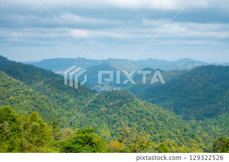 Scenic view, landscape of Khao Yai National Park in Thailand Scenic view, landscape of Khao Yai National Park in Thailand 129322526