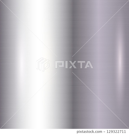 Polished platinum metallic gradient with brushed vertical lines Polished platinum metallic gradient with brushed vertical lines 129322711