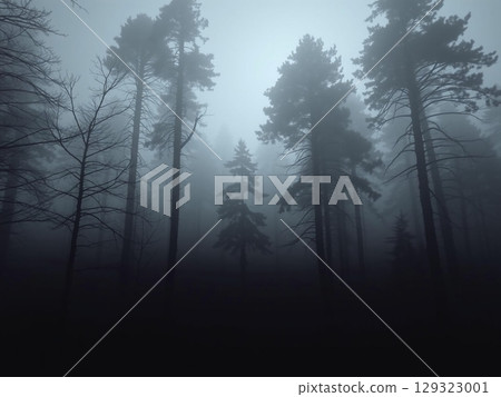 Ethereal Forest Whispers: A Silent, Misty Descent Ethereal Forest Whispers: A Silent, Misty Descent 129323001