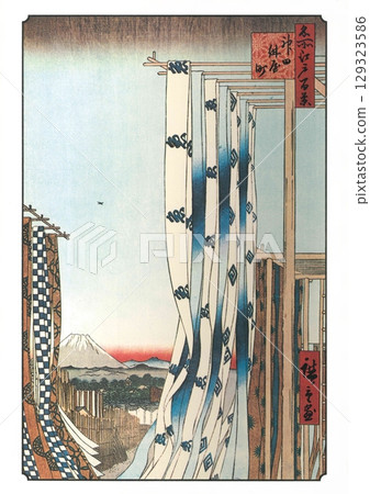 Utagawa Hiroshige, One Hundred Famous Views of Edo (Autumn Section) #76 Kanda Kon'yacho 129323586