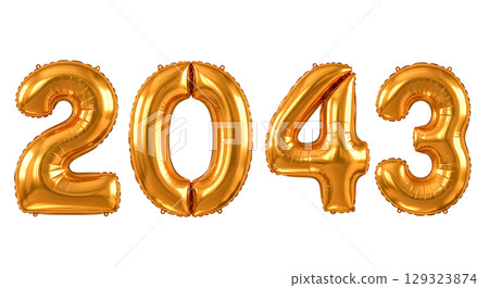 Balloon Number For New Year Balloon Number For New Year 129323874