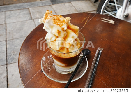 coconut coffee vietnamese coffee coconut coffee vietnamese coffee 129323885
