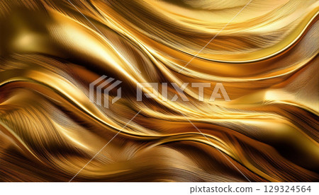 Shimmering gold texture with rich reflective waves and subtle hue variations Shimmering gold texture with rich reflective waves and subtle hue variations 129324564