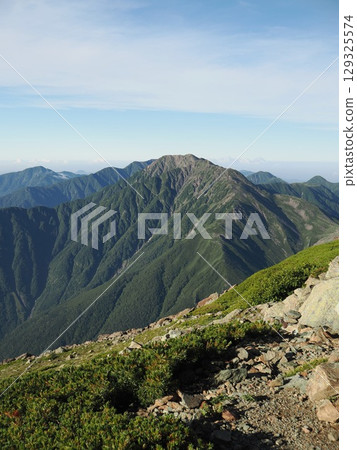 View of Mt. Akaishi from Mt. Akuzawa View of Mt. Akaishi from Mt. Akuzawa 129325574
