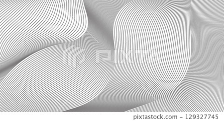 black and white wavy stripes background black and white wavy stripes background 129327745