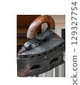 Antique iron,Old iron,on a transparent background 129327754