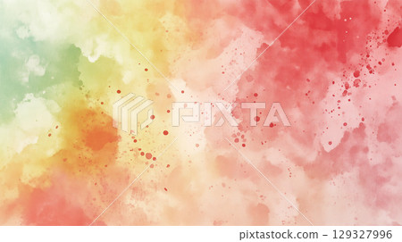 Colorful watercolour texture. Abstract watercolour with vibrant colors  Colored background. Abstract background 129327996