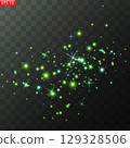 Christmas glowing dust confetti light 129328506