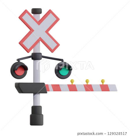 railway crossing 129328517