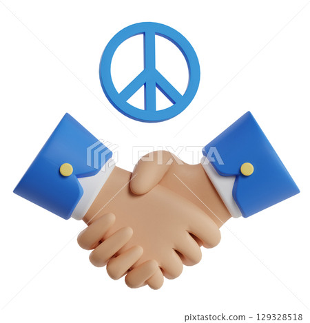 peace handshake 129328518