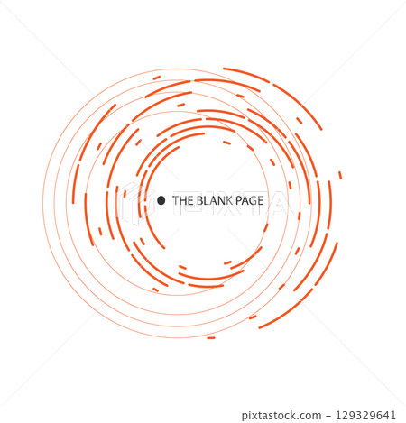 Abstract circular pattern. Twirl design. Connect circles illustration Abstract circular pattern. Twirl design. Connect circles illustration 129329641