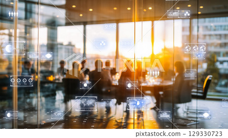 Modern business innovation concept 129330723