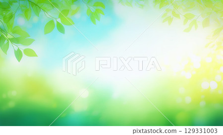 綠樹環繞的背景材料 129331003