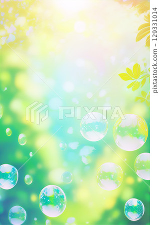 Background material surrounded by greenery 129331014