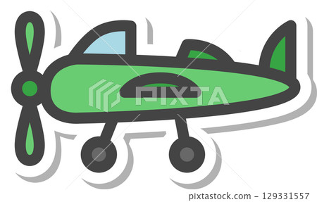 貼紙車輛相關單一圖示：螺旋槳飛機 129331557