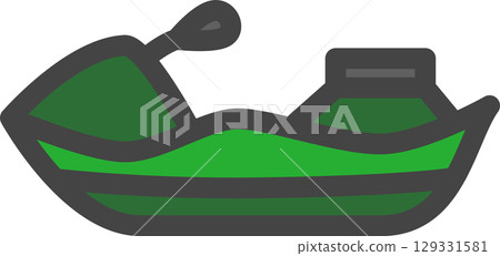 彩色車輛相關單一圖示：賽艇 129331581