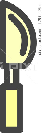 彩色家電相關單品圖示 矽膠刮刀 彩色家電相關單品圖示 矽膠刮刀 129331793