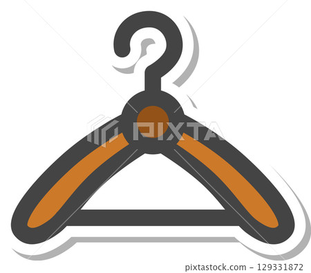 貼紙、家用電器、單一圖示、衣架 129331872