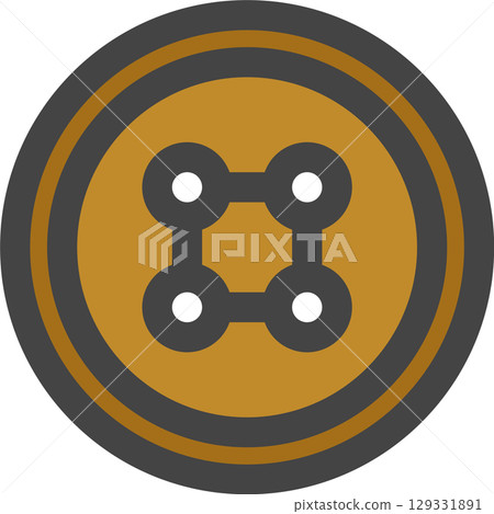 Color household appliances related single icon button Color household appliances related single icon button 129331891