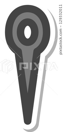 Stickers, household appliances, and other single icons: Sewing needles Stickers, household appliances, and other single icons: Sewing needles 129332011