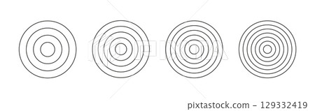 Polar grids concentric circles. Wheel of life, habits tracker. Circle diagrams divided on segments. Blank polar graph paper. Graphic template. Polar grids concentric circles. Wheel of life, habits tracker. Circle diagrams divided on segments. Blank polar graph paper. Graphic template. 129332419