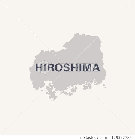 廣島縣的標誌，來自日本 47 個縣的標誌 129332785