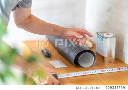 改造DIY印刷裝飾膜施工Dyknock板材 129333339