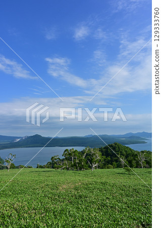 Lake Kussharo from Mokotoyama Observatory Parking Park 129333760